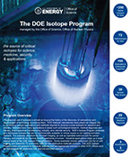 DOE Isotope Program Brochure Cover