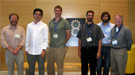 The principal investigators of this study together at the recent 8th Peptoid Summit at the Berkeley Lab Molecular Foundry. From Left to Right: Ron ZuckermanThe principal investigators of this study together at the recent 8th Peptoid Summit at the Berkeley Lab Molecular Foundry. From Left to Right: Ron Zuckermann, Kent Kirshenbaum, Glenn Butterfoss, Vincent Voelz, Richard Bonnaeu, Ken Dill.n, Kent Kirshenbaum, Glenn Butterfoss, Vincent Voelz, Richard Bonnaeu, Ken Dill.