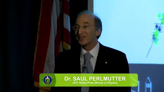 Dr. Saul Perlmutter, 2011 winner of the Nobel Prize in Physics
