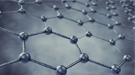 Graphene's hexagonal structure makes it an excellent lubricant.