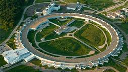 Aerial View of the Advanced Photon Source at Argonne National Laboratory. 