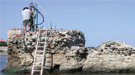 Samples from this Ancient Roman pier, Portus Cosanus in Orbetello, Italy, were studied with X-rays at Berkeley Lab.