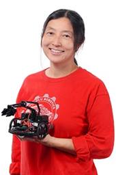 Candice Kamachi is Vice President of Operations at her robotics design and manufacturing firm, Pololu Robotics. 