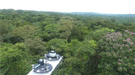 Researchers on the GoAmazon project had this view from the top of the Eddy Flux Tower in the canopy, where they measured trees’ emissions. 