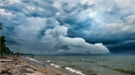 shown are the types of storm clouds that Jiwen Fan and colleagues studied as part of their study published in Science.