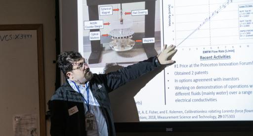 Egemen Kolemen, assistant professor in the Department of Mechanical and Aerospace Engineering at Princeton, discusses the flowmeter.
