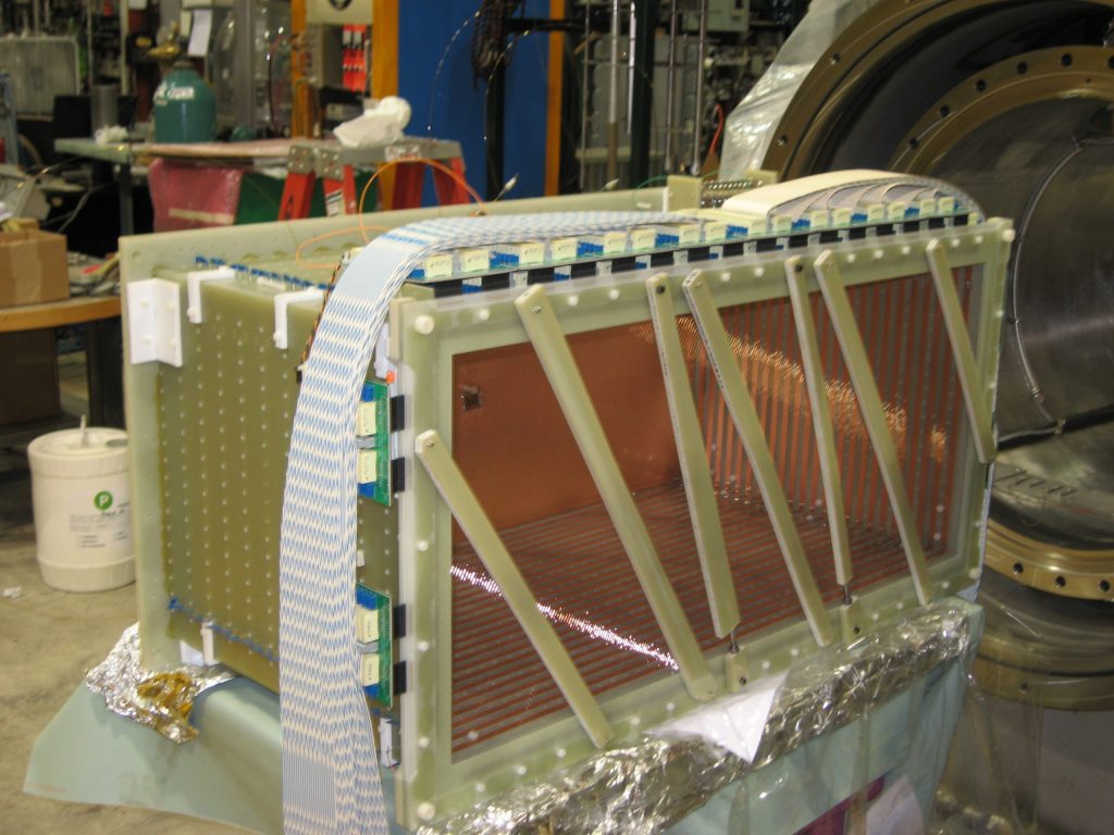 The ArgoNeuT detector at Fermilab used liquid argon to detect mysterious particles called neutrinos. Photo: ArgoNeuT collaboration