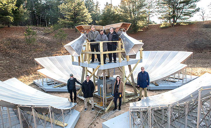 Scientists at Brookhaven Lab are using a prototype radio telescope to look deep into the universe and gain a better understanding of its accelerated expansion and the nature of dark energy