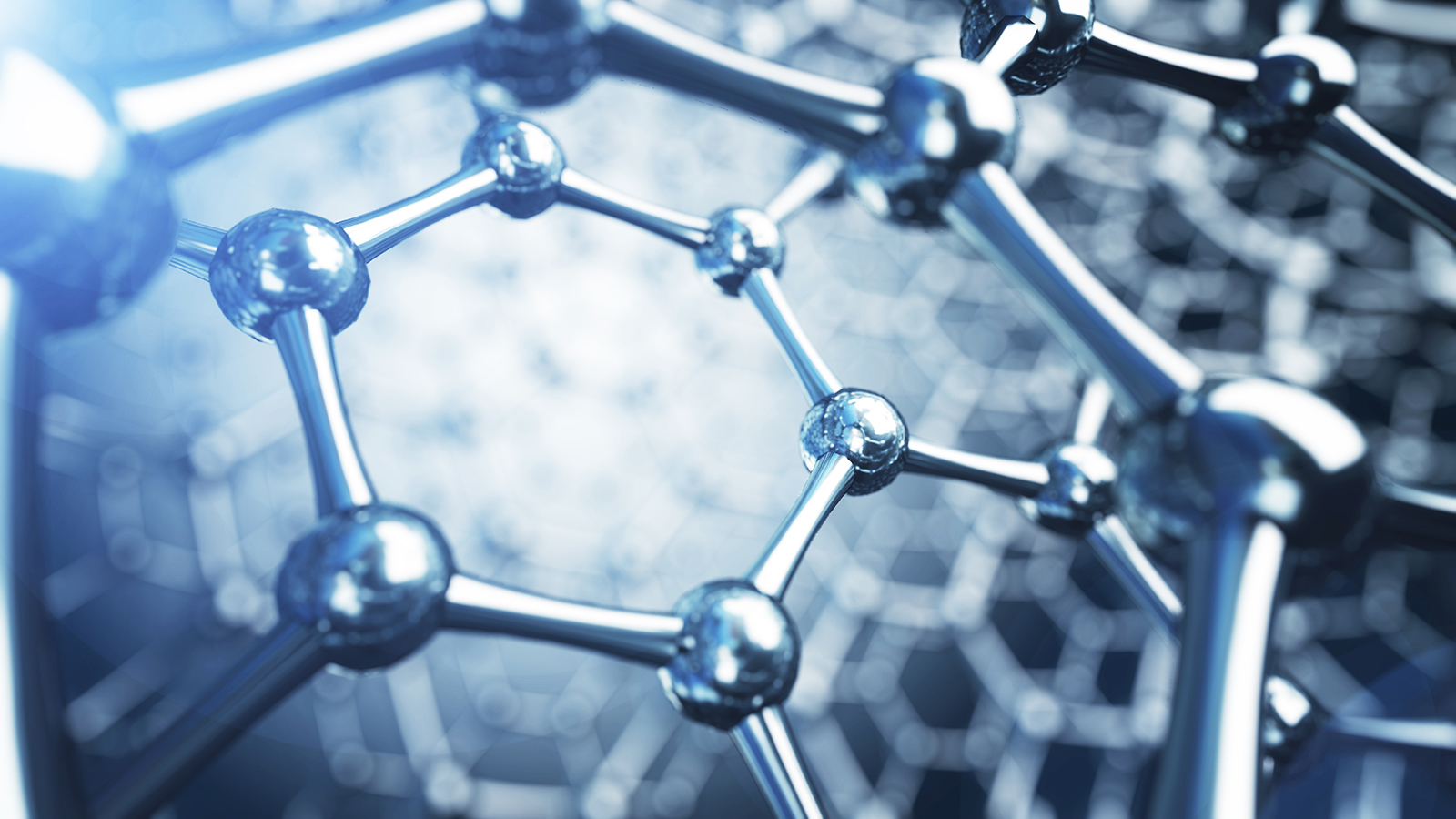 Argonne scientists have developed a way to extend the lifetime of photocathodes by wrapping them up in a protective coat of atomically thin graphene (shown here). (Image by Shutterstock / Egorov Artem.)