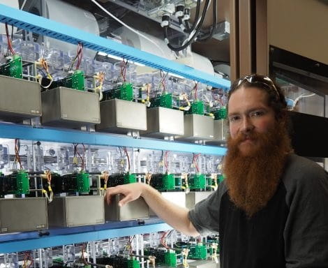 Technician Nick Gurley