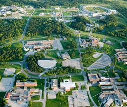 Aerial view of Argonne National Laboratory’s campus
