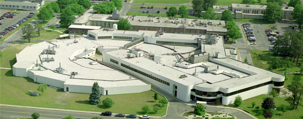 Aerial view of Brookhaven Laboratory