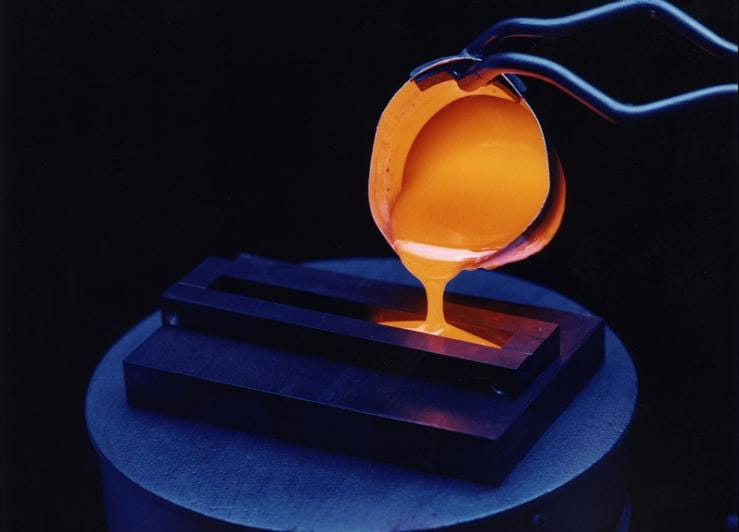 Vitrification technology -- immobilizing material in glass