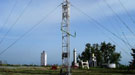 A meteorological tower - part of the ARM Mobile Facility instrument suite