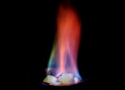 The methane trapped in frozen water burns easily, creating ice on fire.