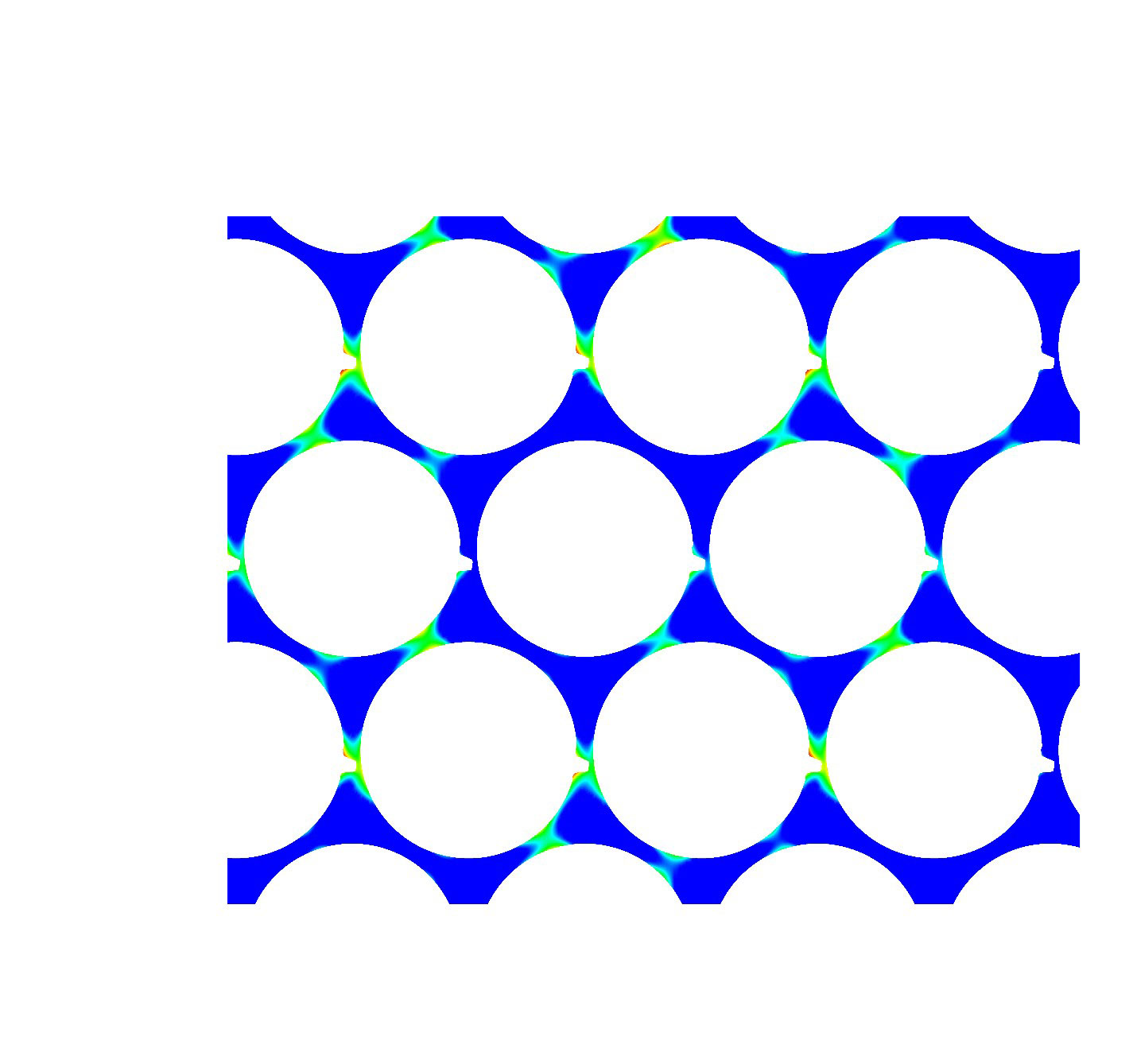 White circles on a blue background with green connective line grid