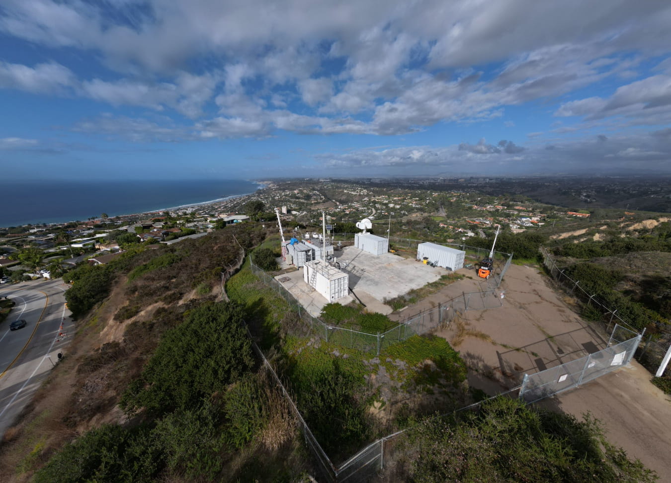 ARM radars and instrumentation collect cloud data on Mount Soledad in La Jolla, California, during the Eastern Pacific Cloud Aerosol Precipitation Experiment (EPCAPE).
