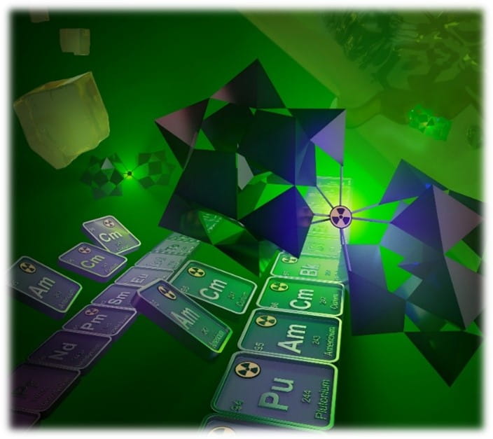 Crystallographic and spectroscopic evidence now show that americium and curium yield a variety of polyoxometalate compounds that their lanthanide counterparts are unable to form. 