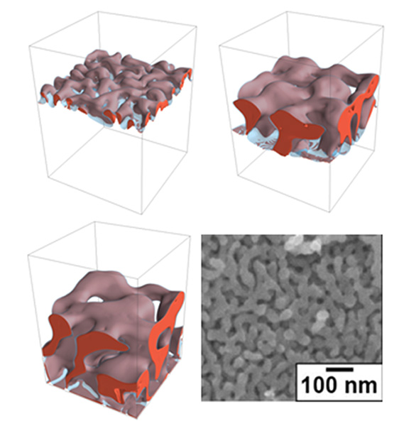 A liquid metal technique drives the transformation of uniform alloys into a nanoscale mixture of two materials with different compositions.