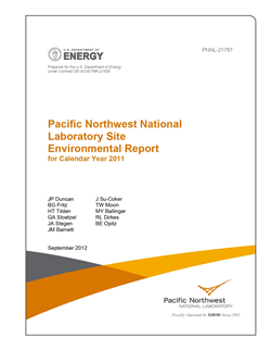 2011 PNNL Annual Site Environmental Report