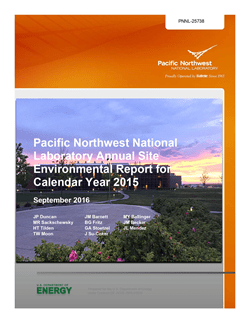 2015 PNNL Annual Site Environmental Report