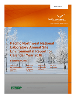 2016 PNNL Annual Site Environmental Report