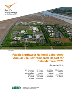 2023 PNNL Annual Site Environmental Report