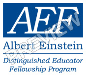 Blue AEF Logo Vertical
