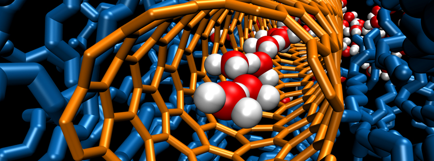 Water travels through carbon nanotubes faster than models predict