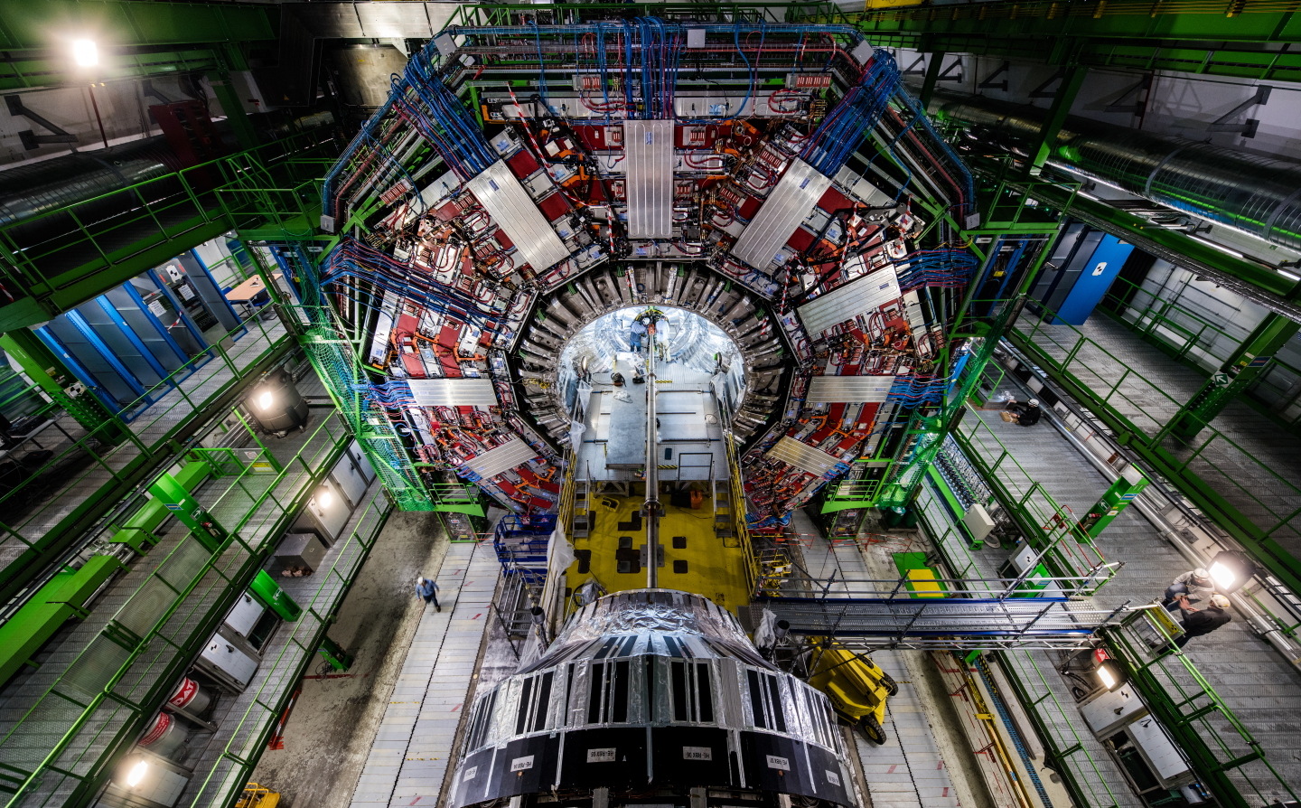 HEP The CMS detector of the Large Hadron Collider.
